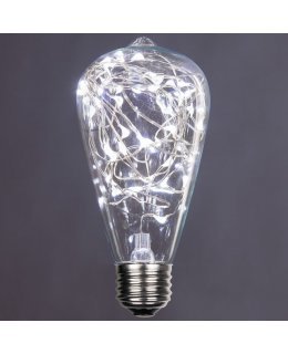 CL78447 E26 Base S64 Fairy Light COOL WHITE LED Bulb 